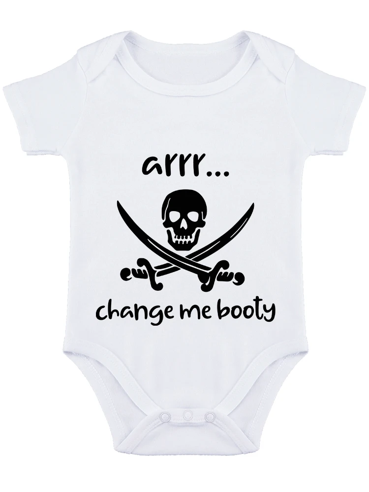 Arrr Change Me Booty Funny Baby onesie Baby Bodysuit Cute Fun and Adorable Newborn Clothing Trendy Infant Outfit