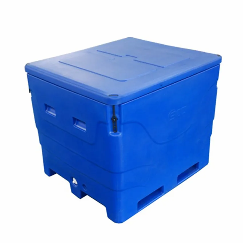 

Large Capacity 1000L Insulated Plastic Ice Cooler Box Large fish container