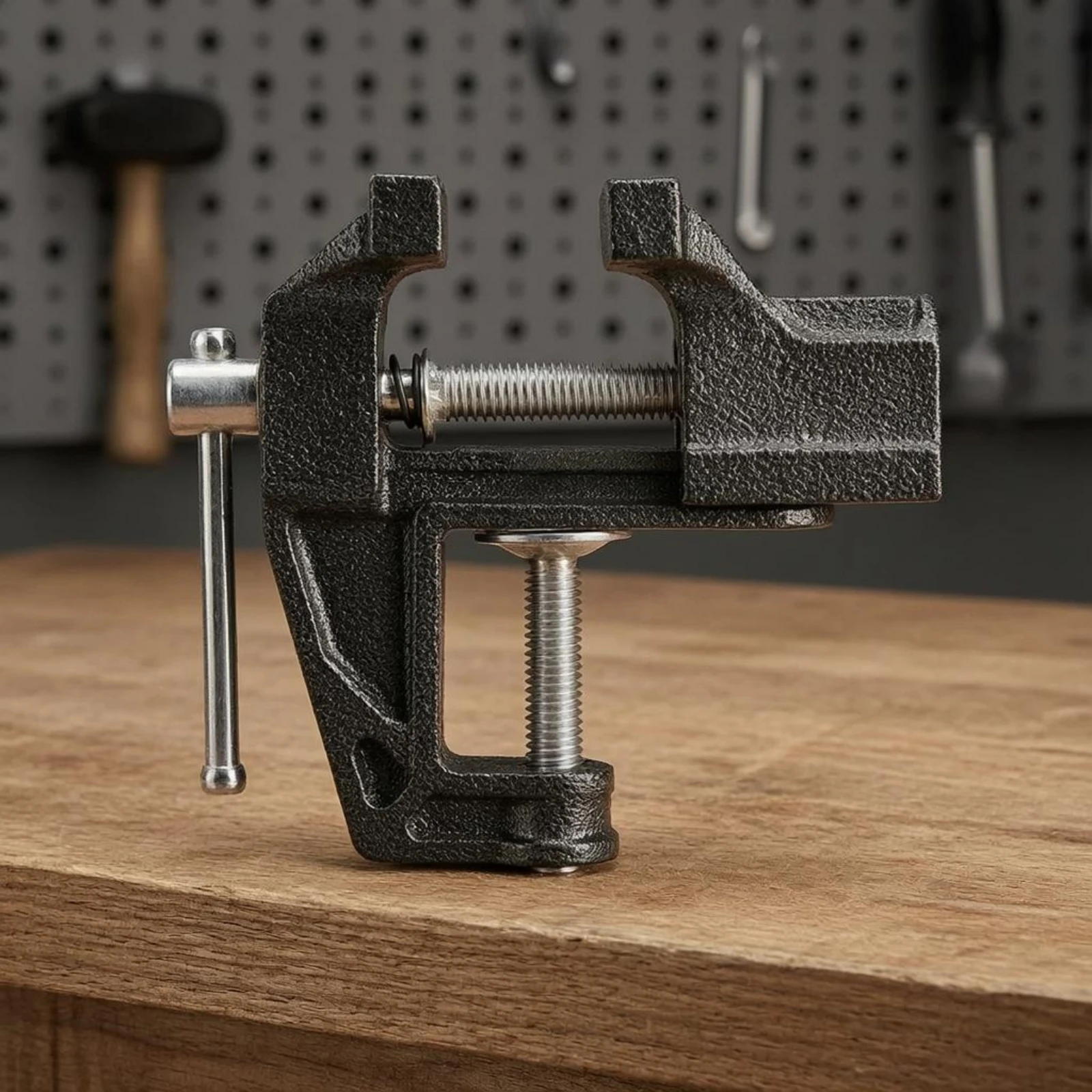 Golf Grip Vise Clamp Metal Golf Grip Clamp Sports Equipment Black