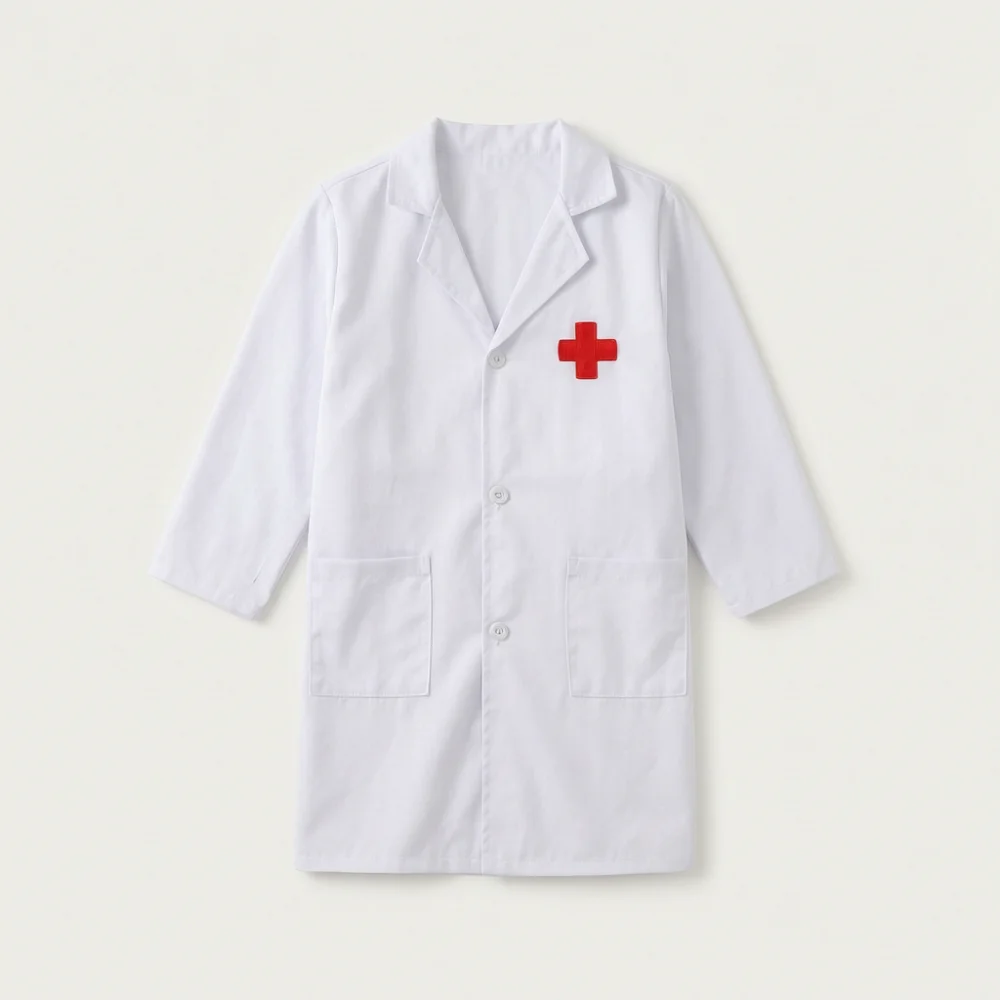 Disfraz de bata de laboratorio para médico, enfermera, científico, cosplay, actuación, festival, disfraz blanco para juego de rol