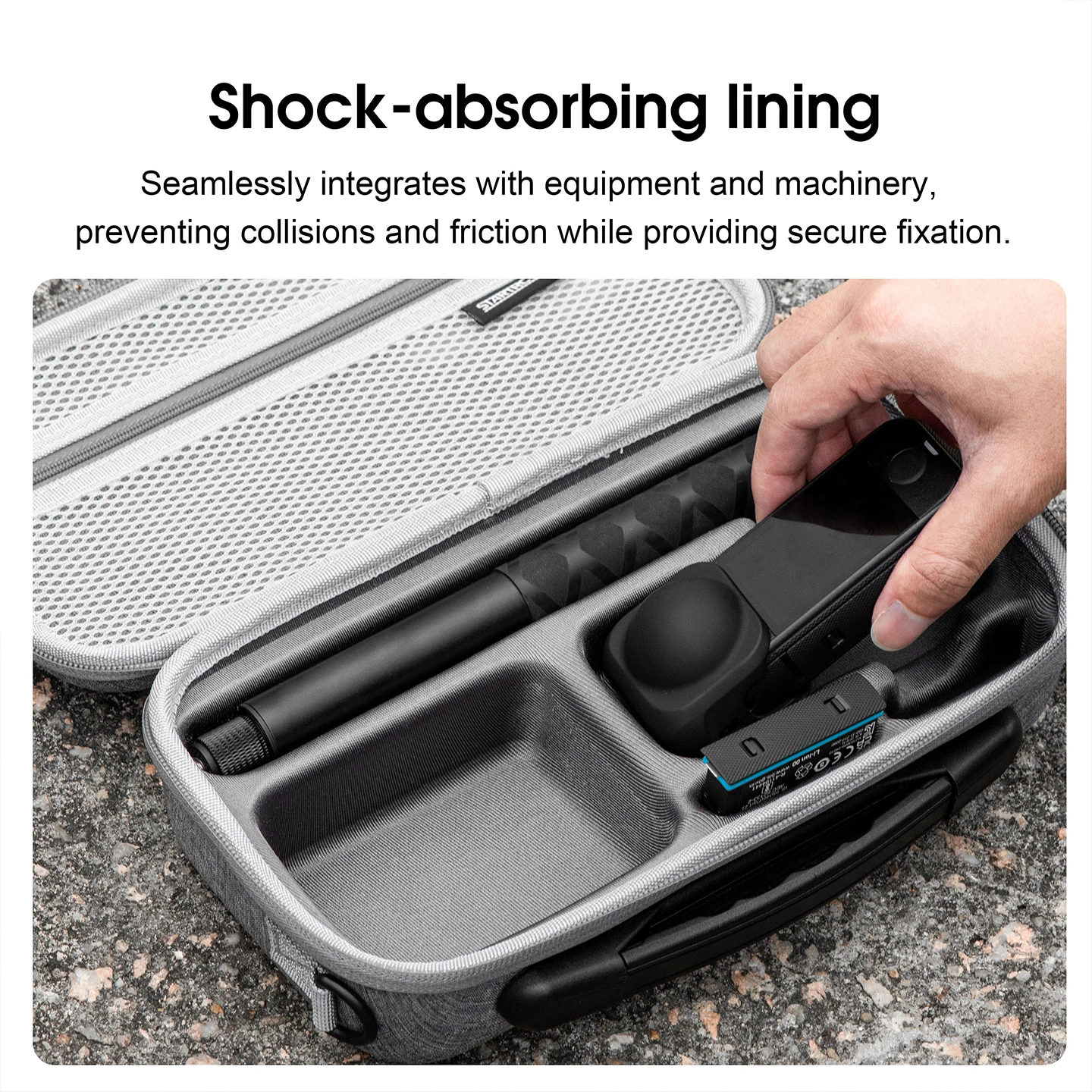STARTRC X4 AIR Carrying Case for Insta360 X4 AIR Creator Combo Accessories Portable Nylon Protective Shoulder Travel Bag - view 5