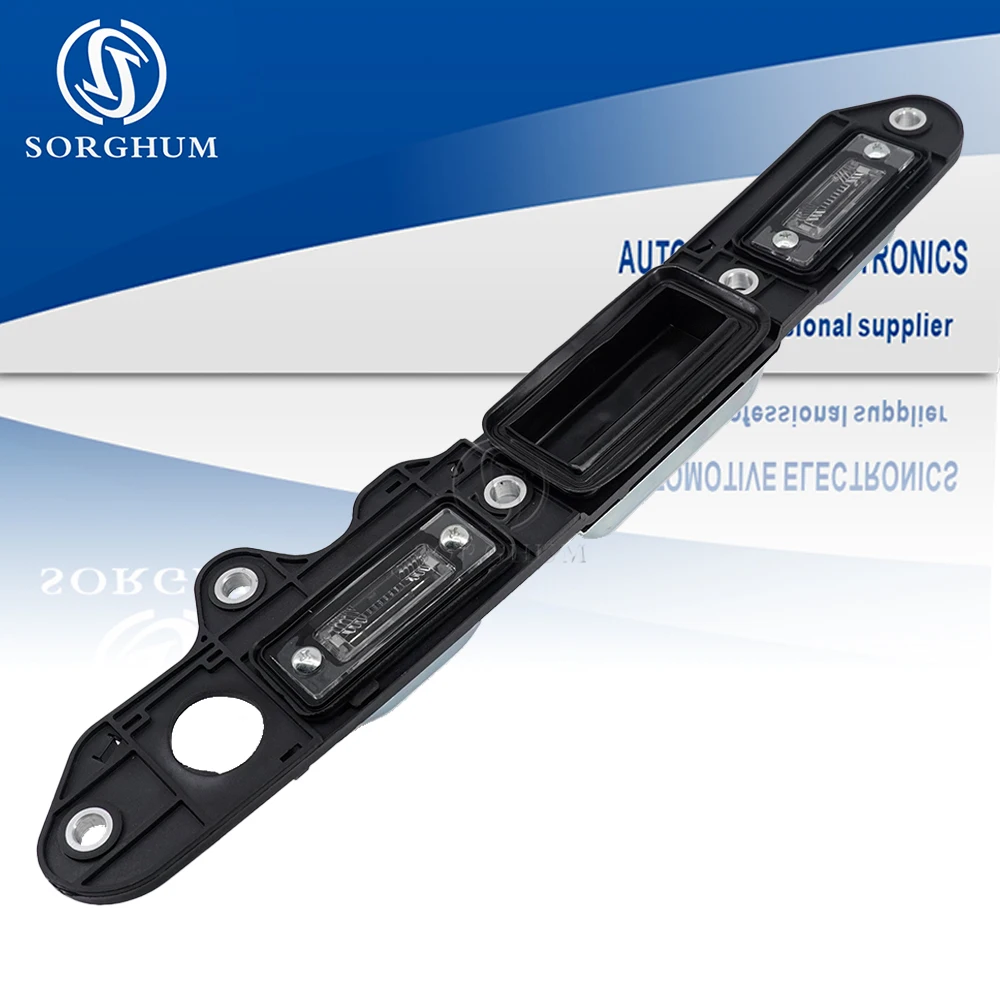 Rear Lid Tailgate Trunk Handle with Lamp For VW Touran Golf Plus Passat Touran Jetta Rear Tailgate Handle 1T0827574L 1T0827574C