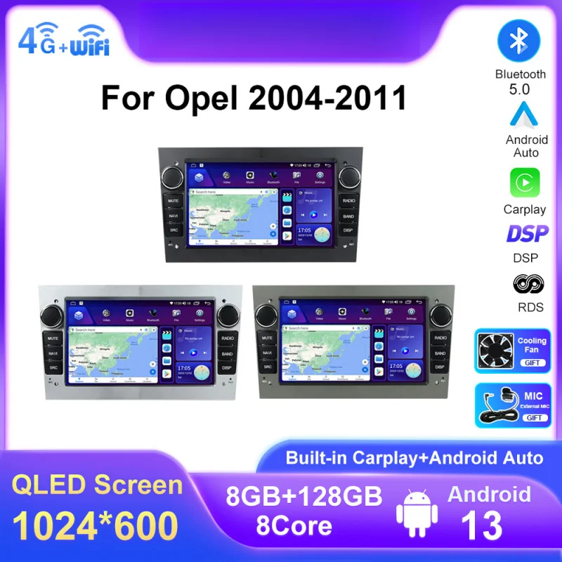

For Opel 2004-2011 Car Multimedia Player Android Car Player GPS WIFI Carplay 4G Car Radio Navigation Stereo Car Electronic