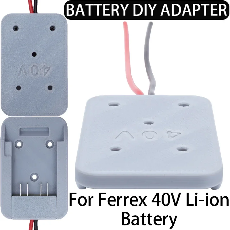 For Ferrex 40V Li-ion battery DIY adapter self-transformed toy car, robot DIY power supply 14AWG wire gauge DIY adapter