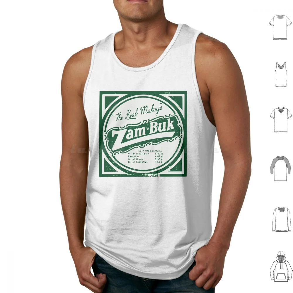 

Zam-Buk The Real Makoya Herbal Ointment Tank Tops Print Cotton Zam Buk The Real Makoya Herbal Ointment Australia