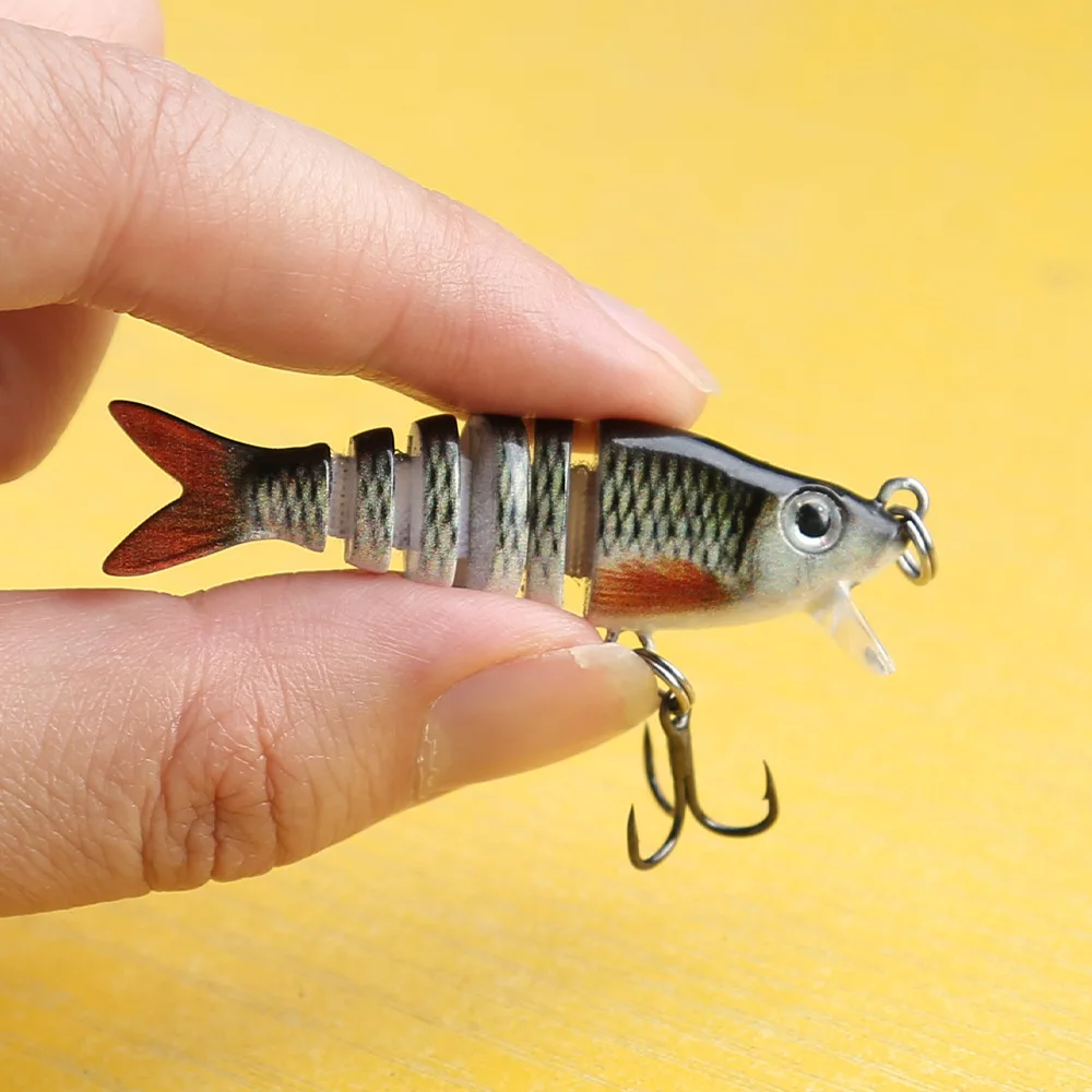Billings Segment Tongue Plate Mehrteiliger Köder 5,5cm 4,5g Mehrteiliger Mikro-Bionik-Köder Hartköder für Salzwasser-Angeln – Detail 3