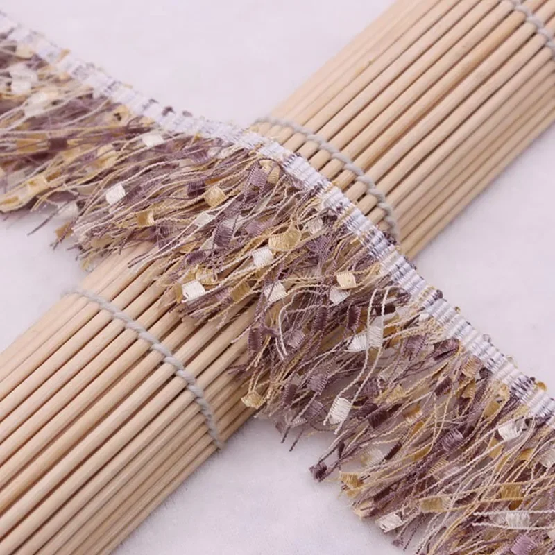 1 Yard Spitzenband, Seidenquasten, Fransenbesatz, Quasten zum Nähen für Schmuck, DIY-Bekleidung, Stoffzubehör, Quasten, Handwerkszubehör – Detail 7