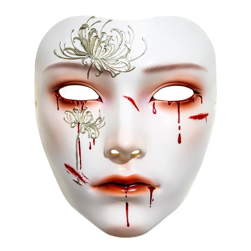 Maschera retrò disegno a mano moda uomo e donna SameStyle stile antico stile adulto Hanfu puntelli Ball Party Secret Room accessori