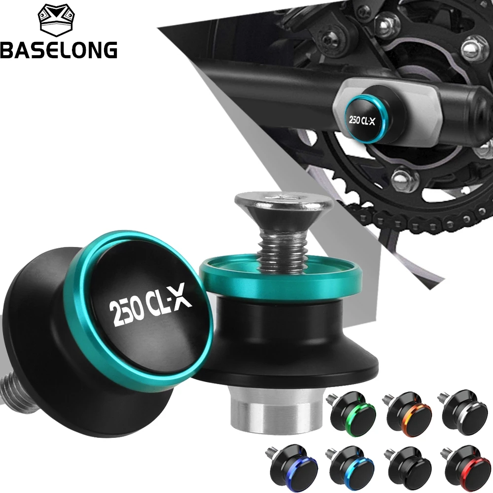 

FOR CFMOTO 250 CLX 250CLX 250CL-X 250C-LX CL-X 250 2024 2025 2026 Swingarm Sliders 10MM Swingarm Spools Rear Stand Screw Sliders