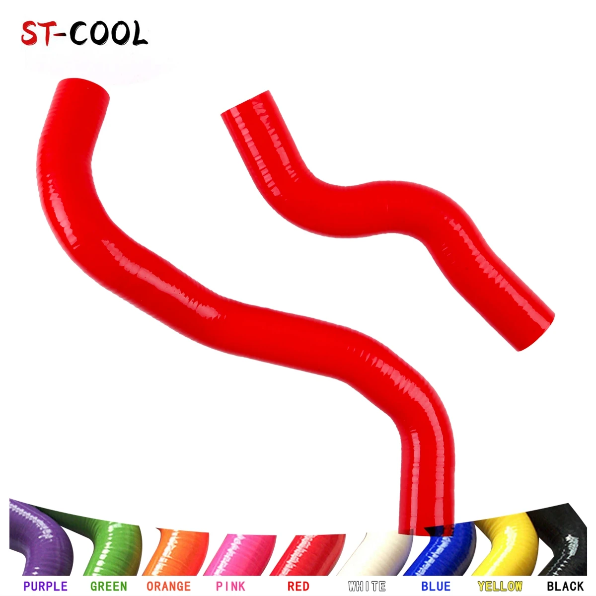 For 2004-2008 Nissan Maxima VQ35DE 3.5L V6 Silicone Radiator Hoses 2005 2006 2007 Tubes Kit Piping 2Pcs 11 Colors