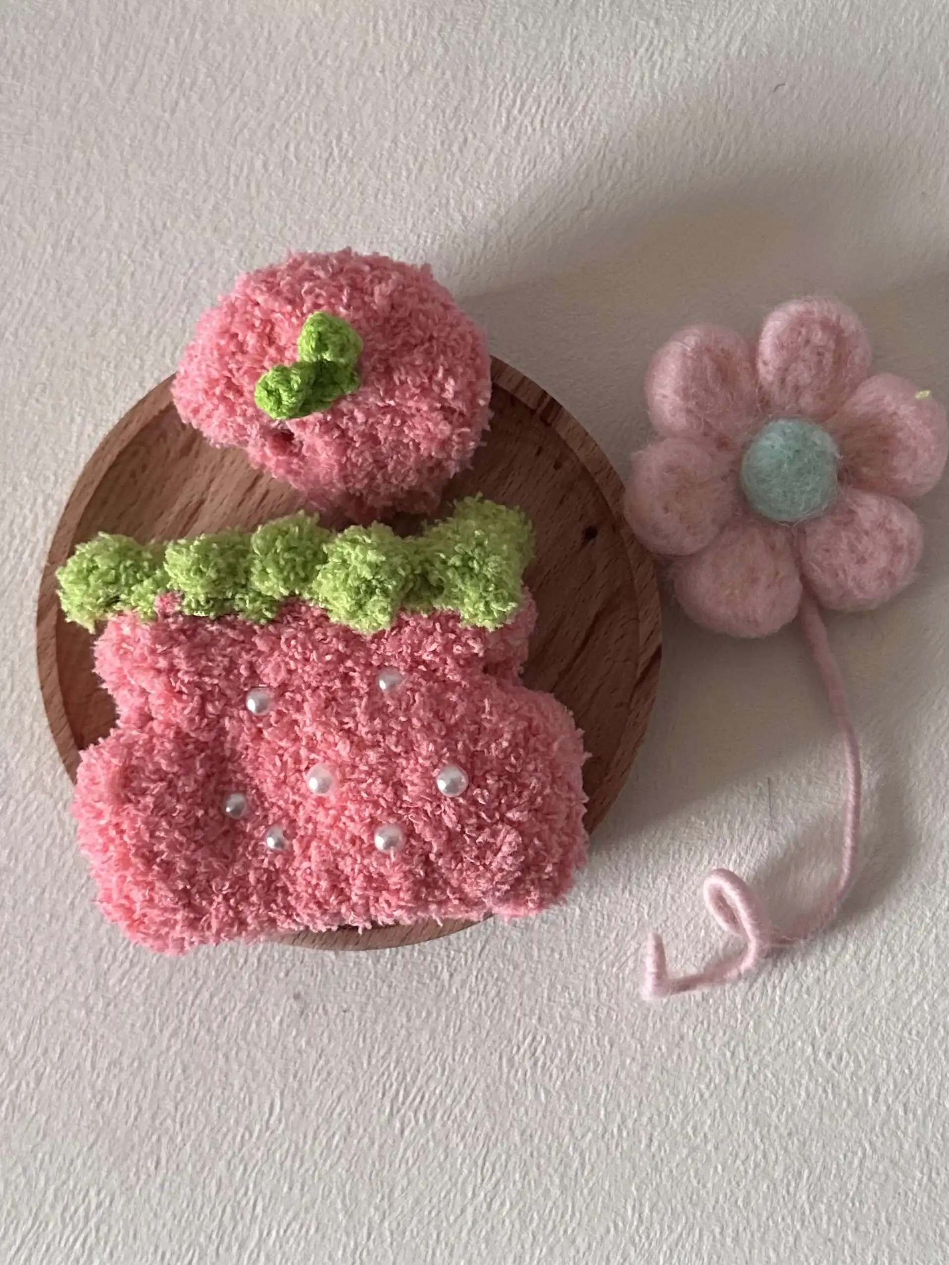 17 centimetri Labubu bambola Vestiti Ciondolo Macaron v1 v2 Fragola Lavorato A Maglia Set Carino Mini Peluche Vestiti della Bambola Vestito Accessori Abbigliamento