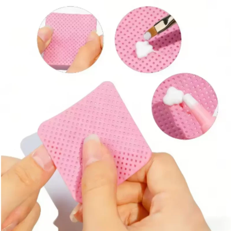 Wipes Napkins Remover Gel Plum Blossom Shape Nail Wipes Nail Manicure Pedicure Pads Art Cleaning Tools Tips Nail Polish Remover view 6