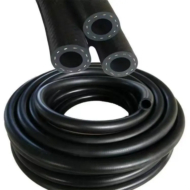 Customized 6 Mteter ID 12mm *OD18mm Black EPDM Rubber Hose Continuous Shipment