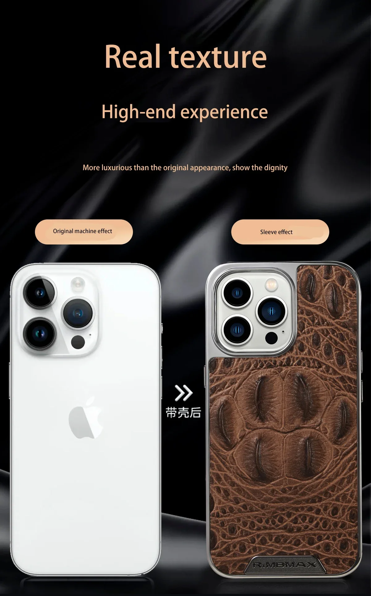 Funda de cuero con patrón de cocodrilo para IPhone 12, 13, 14, 15 Pro Max, funda de teléfono de cuero anticaída de lujo para IPhone12 13 14 15 ProMax