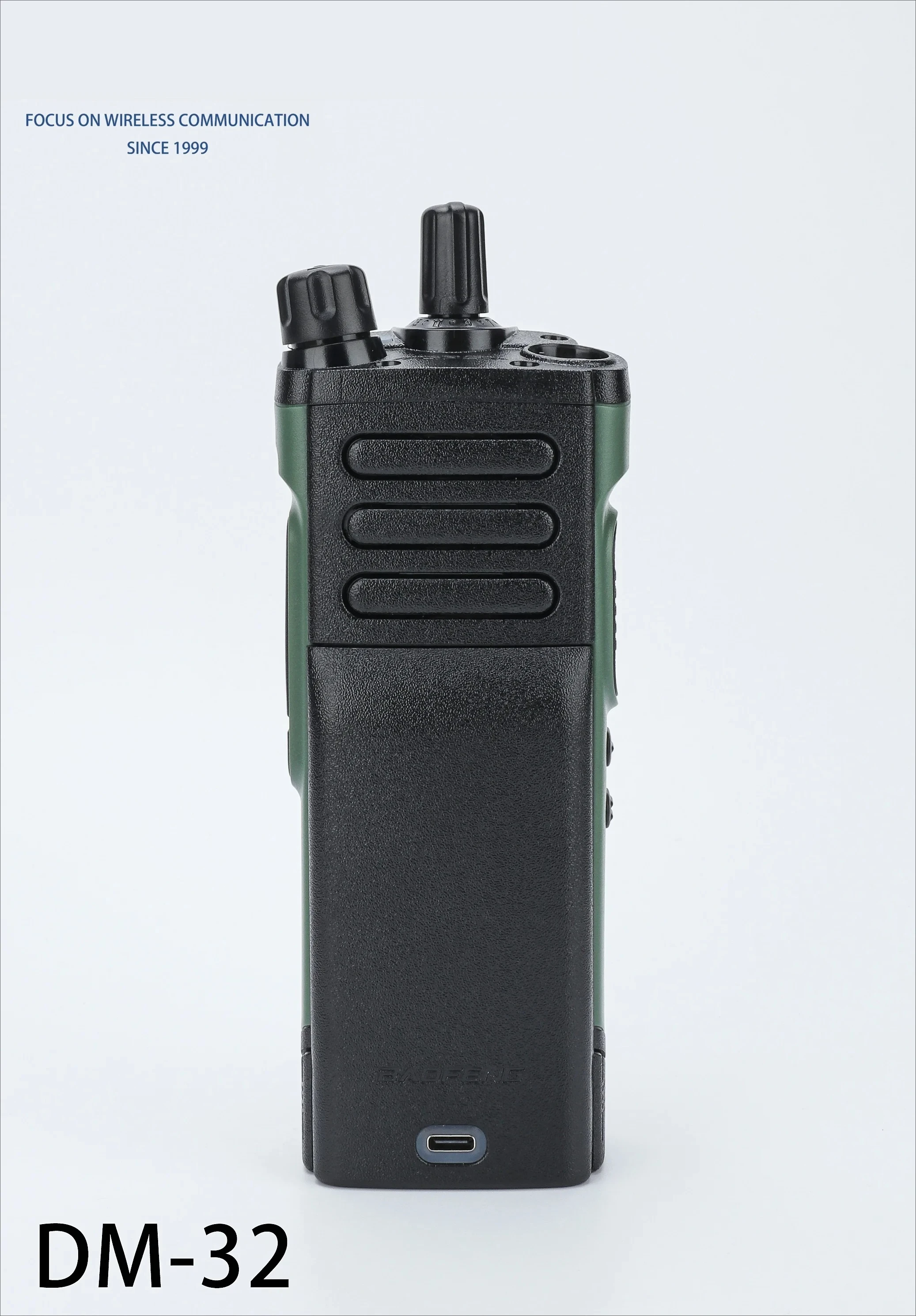 DM-32  Digital DMR GPS Ham Radio |  Multi-Band Two-Way Radio with Wireless Frequency & Type-C Programming