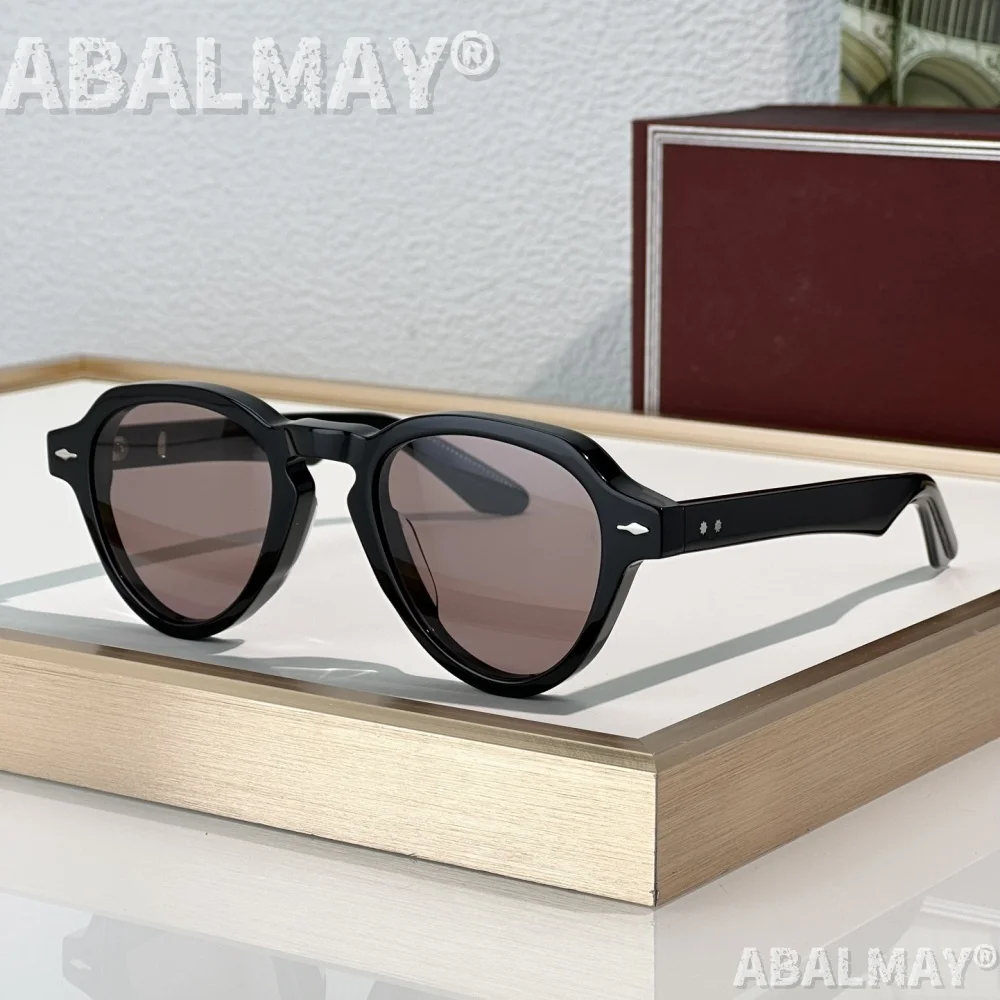 Top High Quality Sunglasses for Men and Women HATFIELDI SIZE 48-23 Style UV400 Retro Fashion Special Design Sun Glasses with box