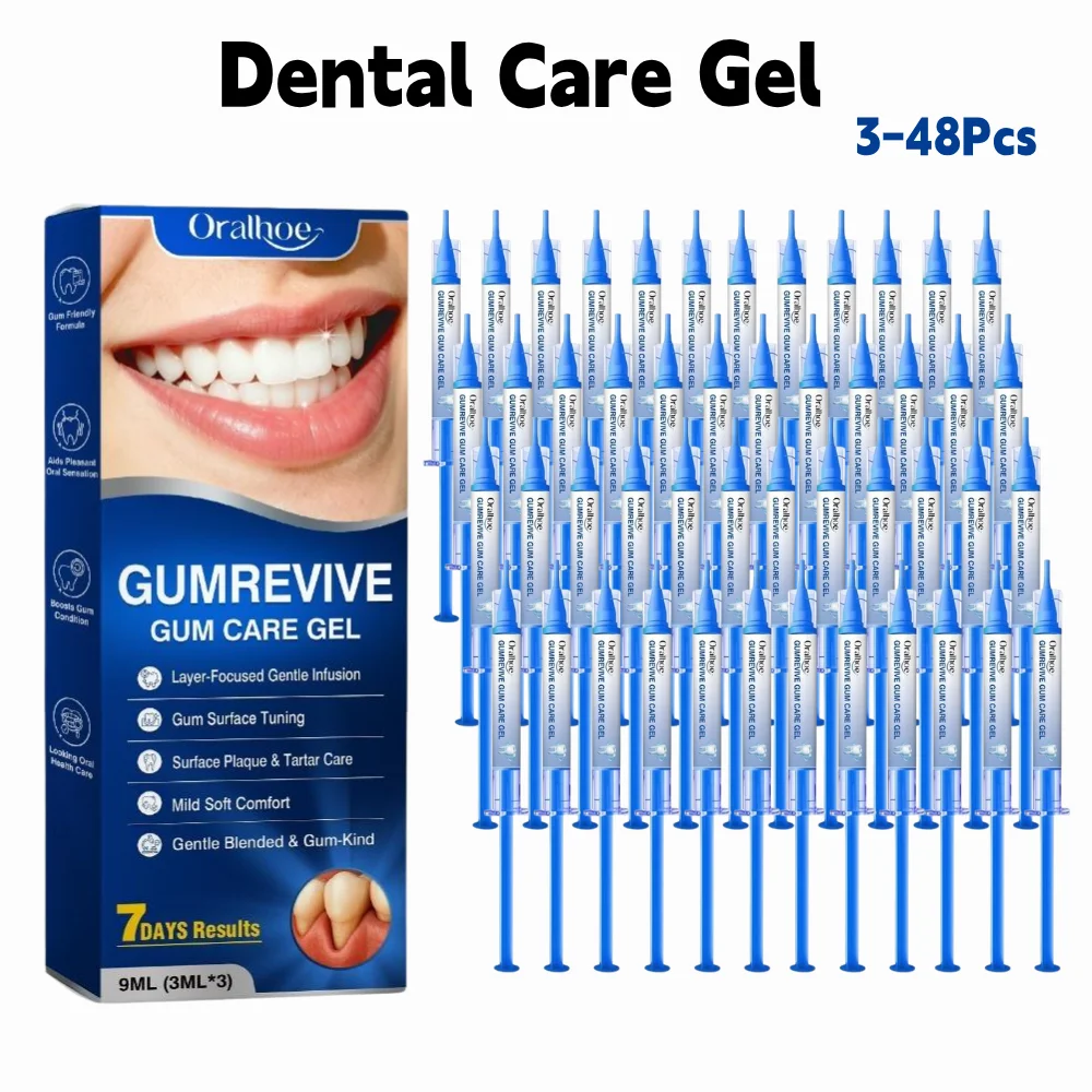 3pcs Tooth whiten Gum Care Gel Alleviate Tooth Sensitivity For Plaque Stains Tartar Gum Deep Clean Protect Damaged Enamel