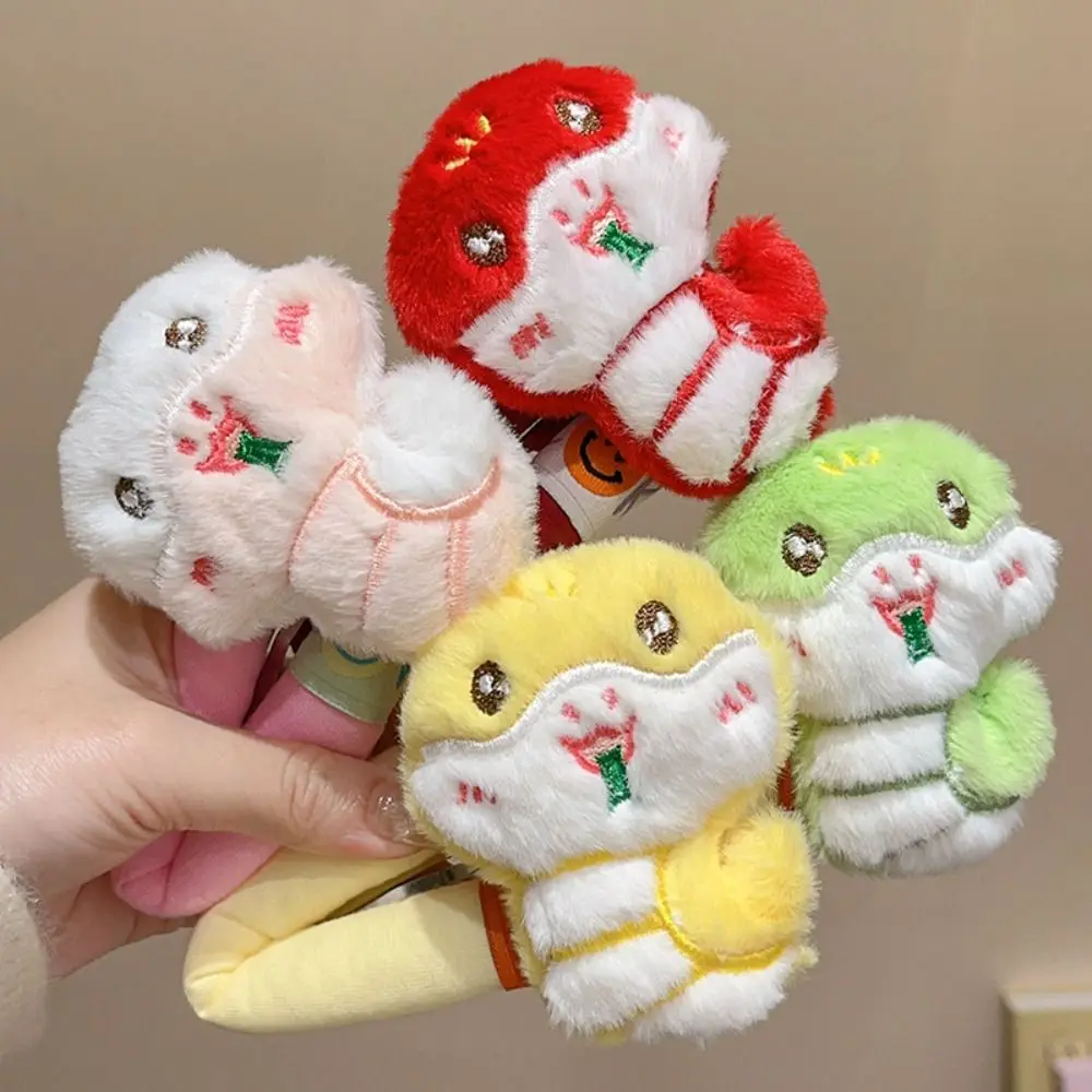 

Red Hairband 2025 Happy New Year Headband Hairpin Lion Dance New Year Pendant Hair Hoop Cartoon New Year Headdress Prom Props