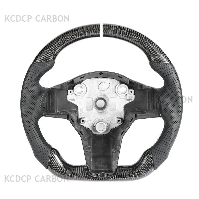 Modification is suitable for Tesla Model 3 Y X S 2017 2018 2019 2020 2021 2022 Yoke upgrade carbon fiber custom steering wheel