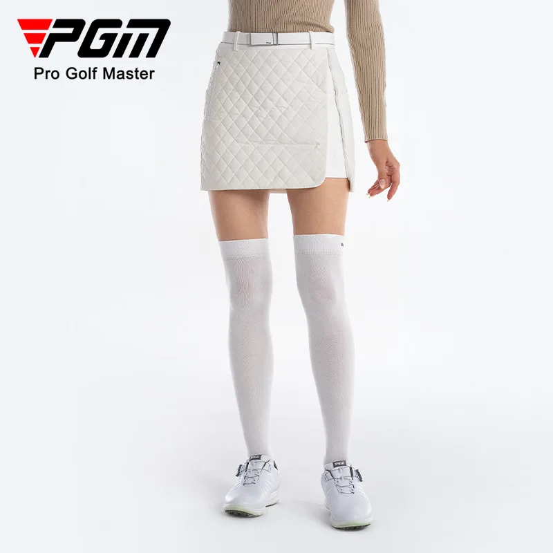 Pgm Winter Golf Wear Women Thicken Sports Hot Skirts High Waist Warm Slim Tennis Skorts Ladies Fashion Pencil Culottes