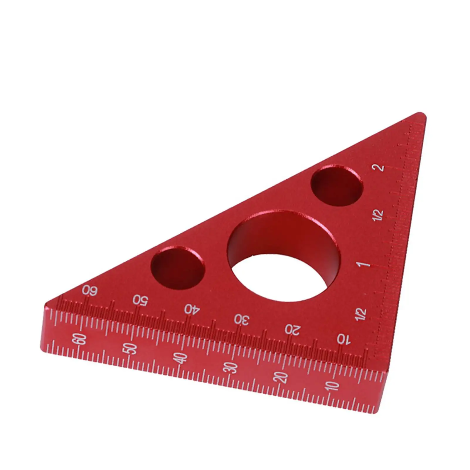 Right Angle Ruler 2in/6cm Right Angle Triangle Height Ruler Aluminum Alloy Woodworking Measuring Tool Woodworking Measuring Tool