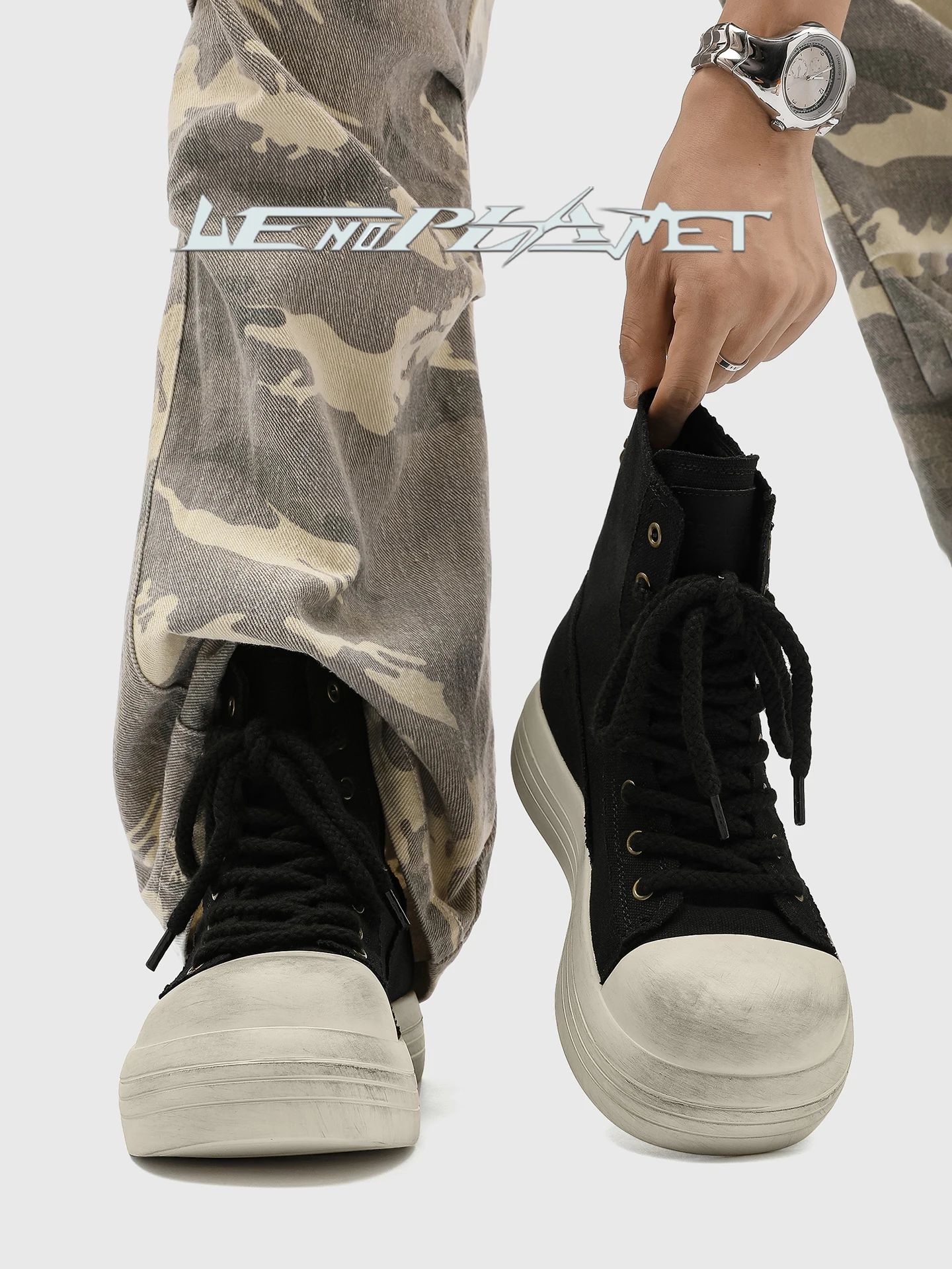 

Ретро-кеды унисекс на высокой подошве, увеличивающие рост, с эффектом потертости, повседневные, удобные, из канваса