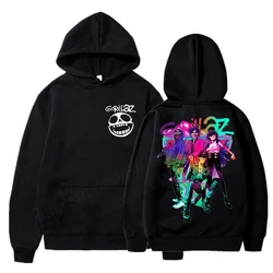 Sudadera con capucha de banda de Rock para hombre y mujer, ropa de calle con estampado de Gorillaz, Y2k, Hip Hop, Harajuku, jerséis Unisex