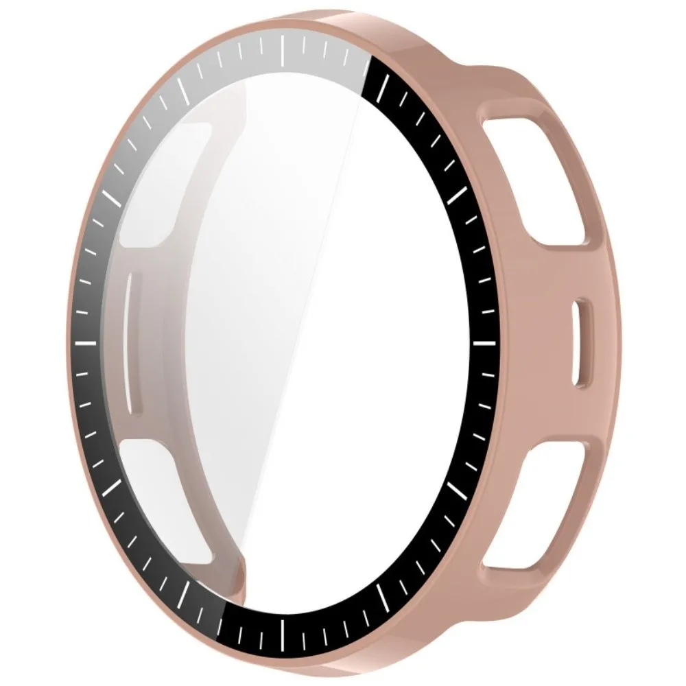 

PC+Tempered Protective Case Full Coverage Shockproof Screen Protector Anti-Scratch Cover Shell for Amazfit Active 3 Premium