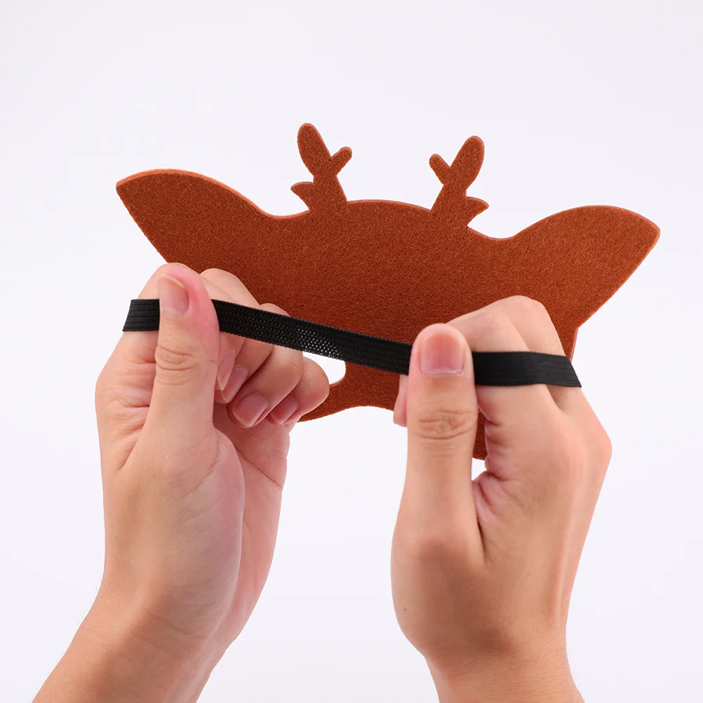 Masques en feutre d'animaux, 5 pièces, adaptés aux enfants, fête à thème, mascarade, carnaval, spectacle sur scène, accessoire photo pour enfants