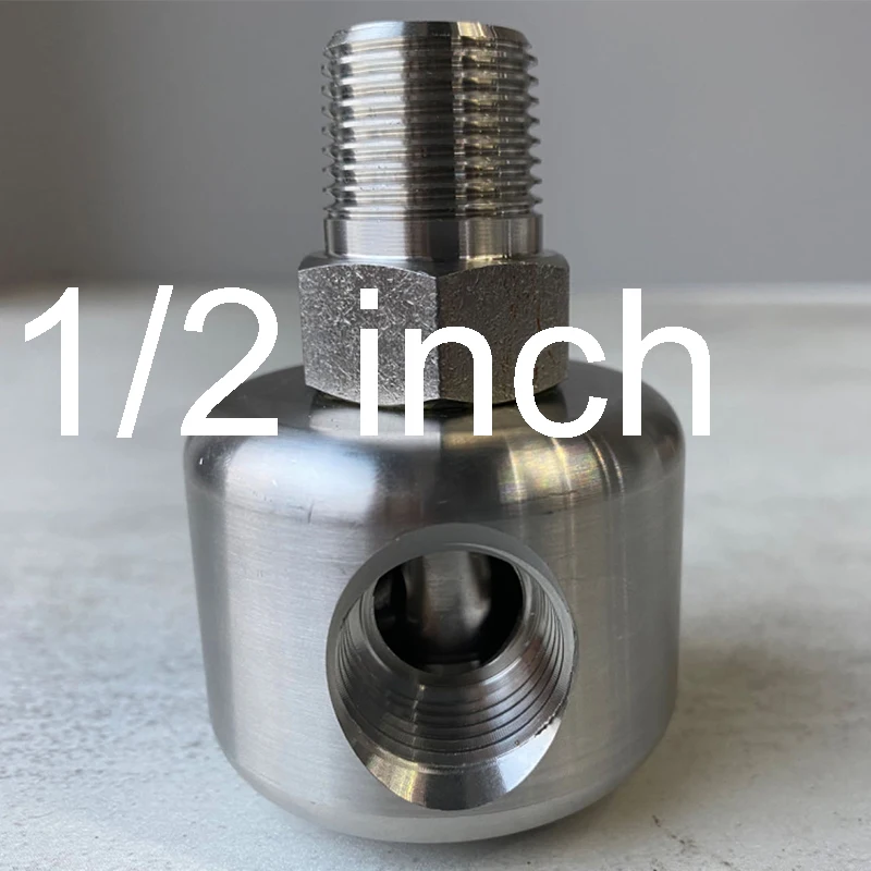 3/8 Zoll NPT Drehgelenke aus Edelstahl, passend für 90-Grad-Drehverschraubungen, Ersatzteile für Hochdruckreiniger – Detail 7