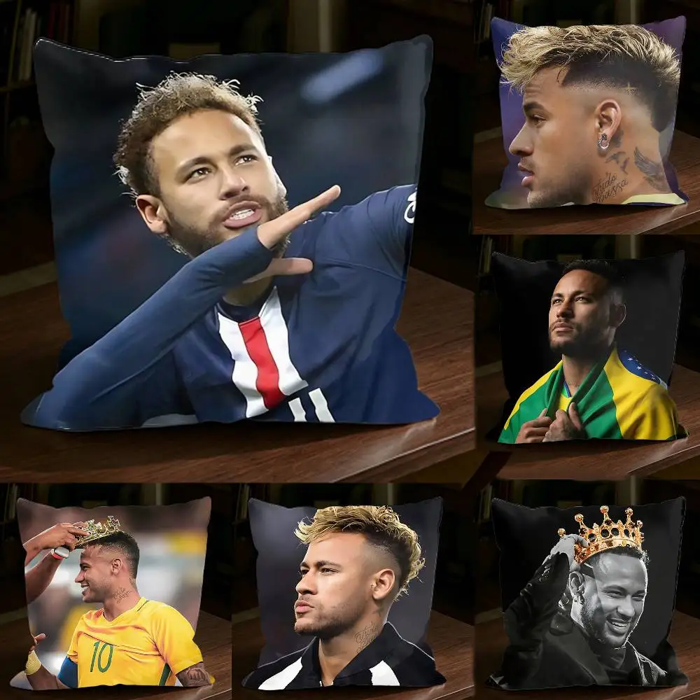

Ney-Neymar Jr The Magician Square Sofa Pillow Cover Solid Color Living Room Home Decor Cushion Case