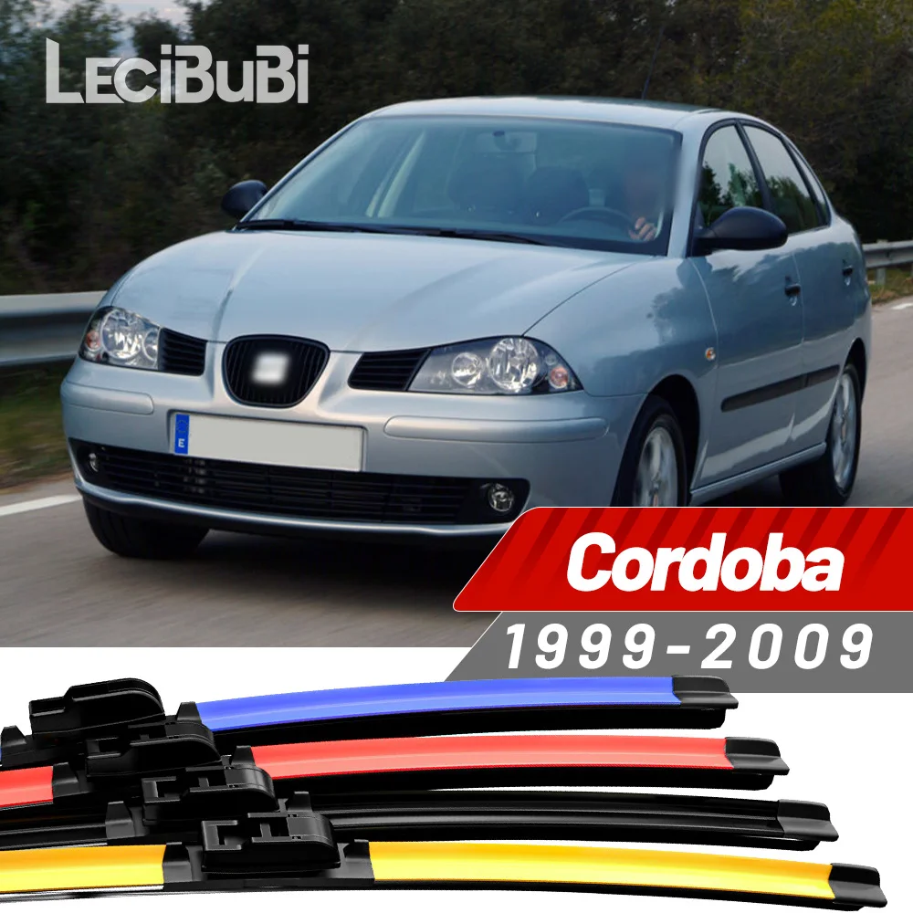 2 stücke Für Seat Cordoba 1999-2009 2000 2001 2002 2004 2005 2007 2008 Frontscheibe Wischer Klingen Scheibenwischer