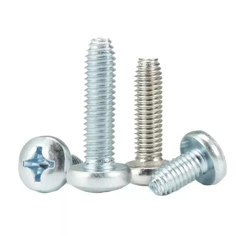 M3-M6 410/304 الفولاذ المقاوم للصدأ/الكربون الصلب عموم رئيس الصليب الثلاثي الأسنان الذاتي قفل المسمار عبر الأخدود الذاتي التنصت الترباس #5