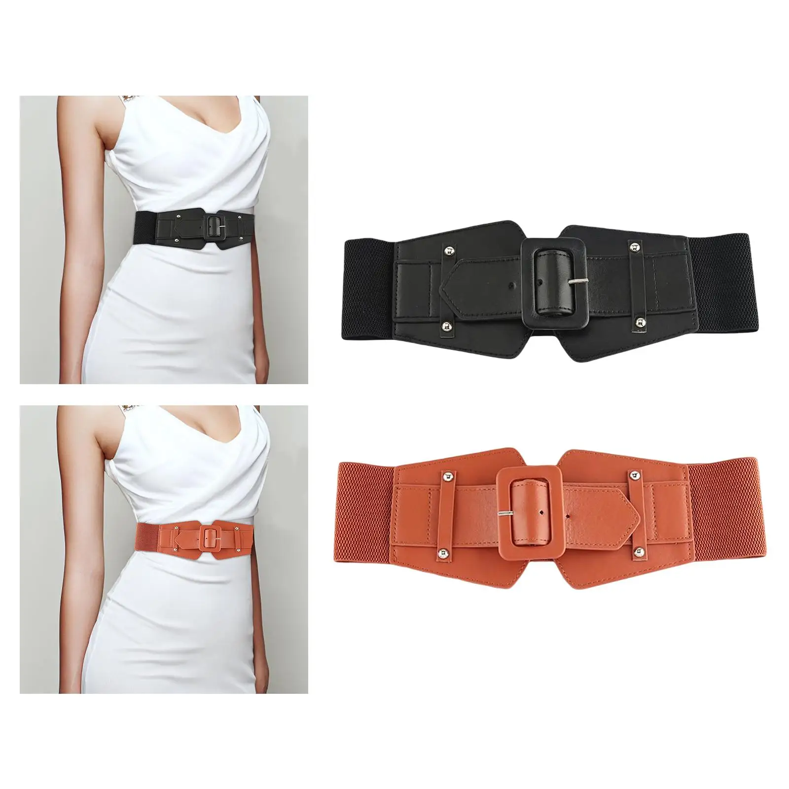 70 Cm Dress Elastic Waist Belt Stretch Cinch Belt Bridal Women Wide