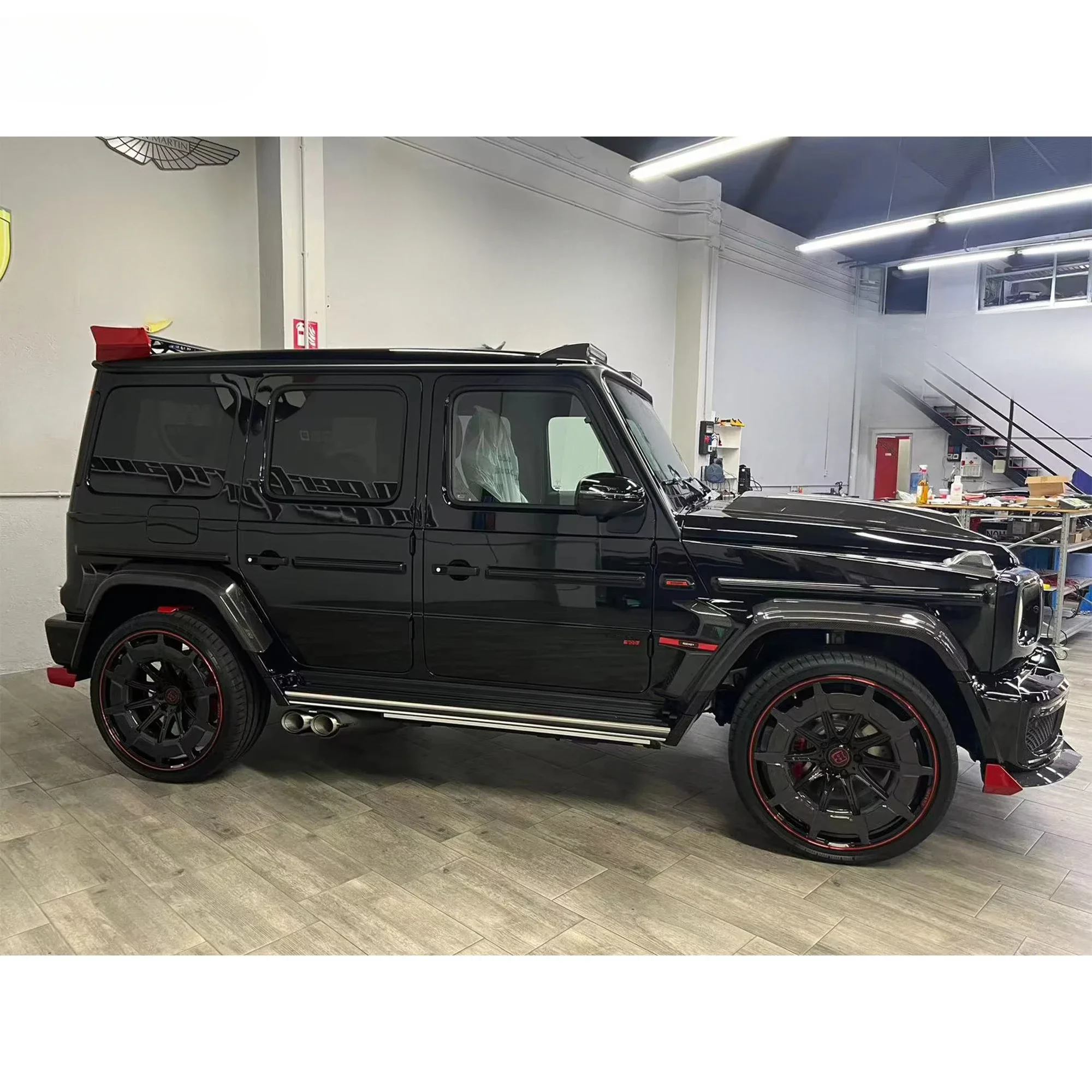 Rocket B900 Style W463A G63 High Quality Body Kit Dry Carbon Fiber Hood Spoiler For Benz G-Wagon W464 G63 G500 G550 2019-2023