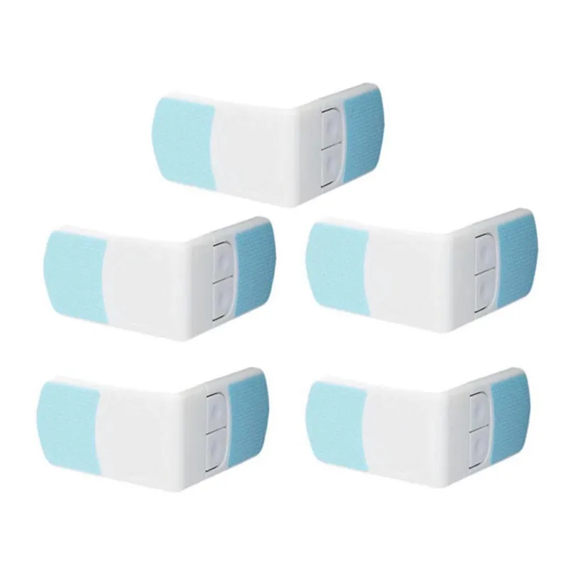 

5PC Baby Children Safety Finger Anti-pinch Lock Cabinet Door Lock Refrigerator