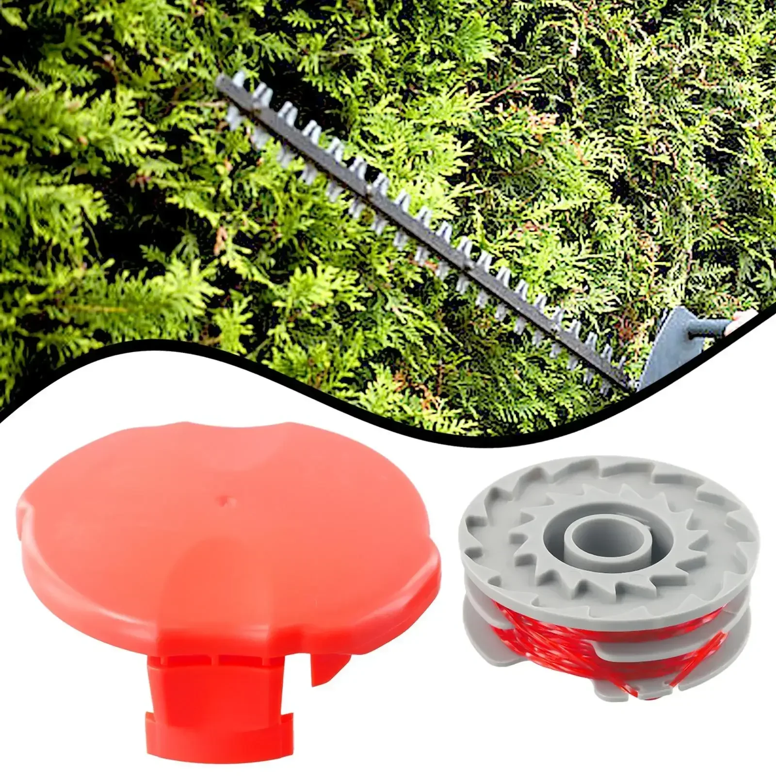 Carretel profissional e Linha e Spool Cap Capa para String Trimmer, acessórios de reposição, dupla Autofeed, FLY021, FLY060