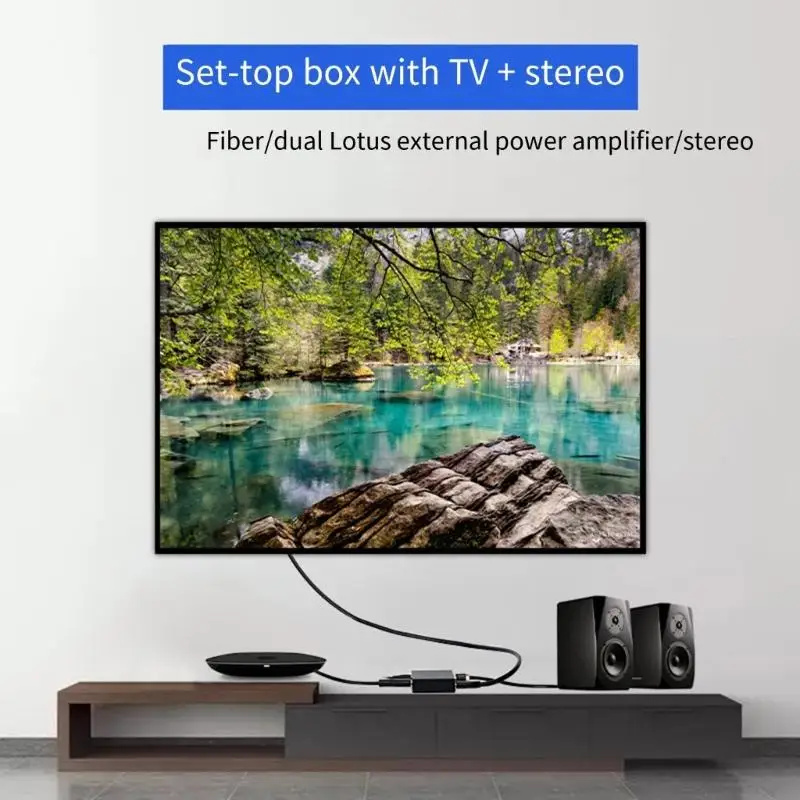 4K60Hz Compatível com HDTV para o adaptador extrator auditivo compatível com HDTV R2LB