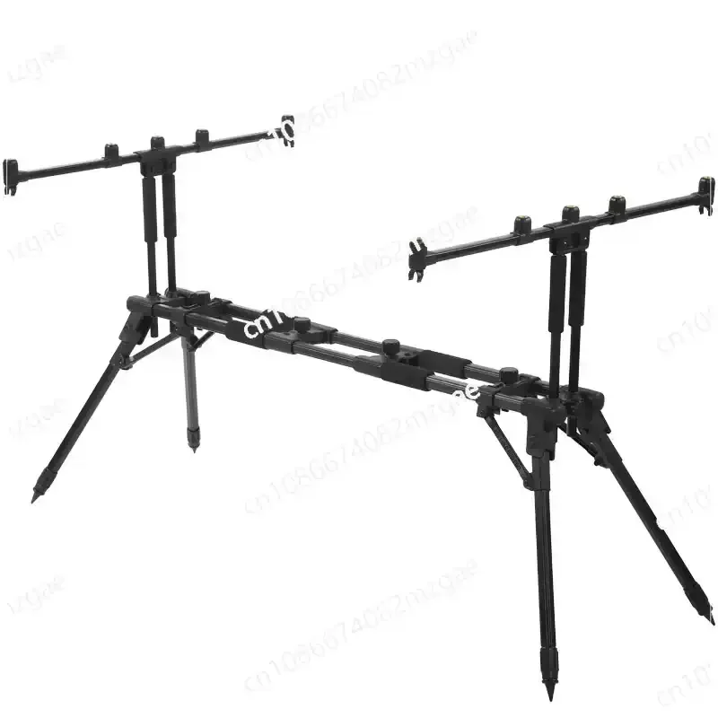 Selco Ready To Ship 3 Rod Pod Aluminum Adjustable Leg Fishing Rod Pod For Carp
