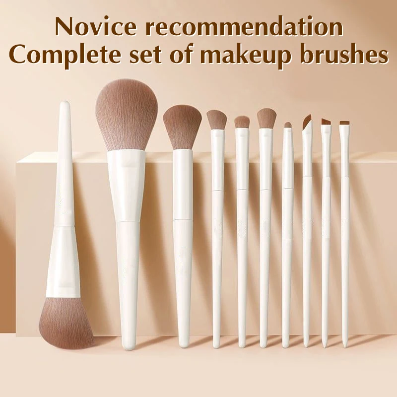 【5/7/10/12Pcs Makeup Brushes With Foundation Blush Eyeshadow Contour Powder Make Up Brush Professional Makeup Brushes Kit】