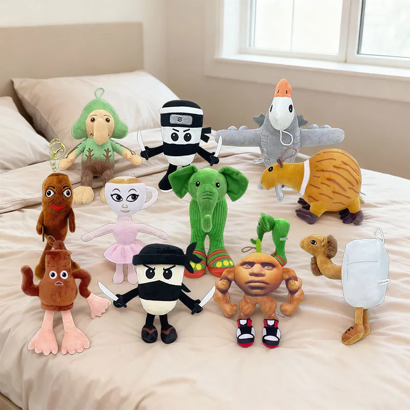 

Tungtungsahur итальянский Brainrot Tralalero Tralala балерина капучка животное плюшевая игрушка забавная плюшевая игрушка детская кукла на день рождения подарок