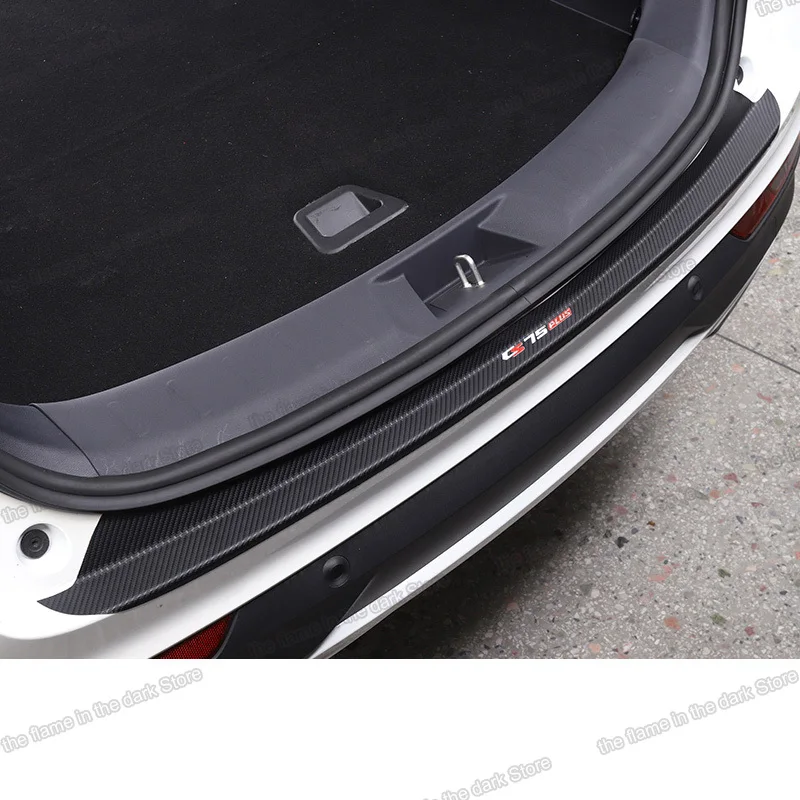 

lsrtw2017 leather car trunk protection mat for changan cs75 2014 2015 2016 2017 2018 2019 2020 2021 PLUS accessories guard