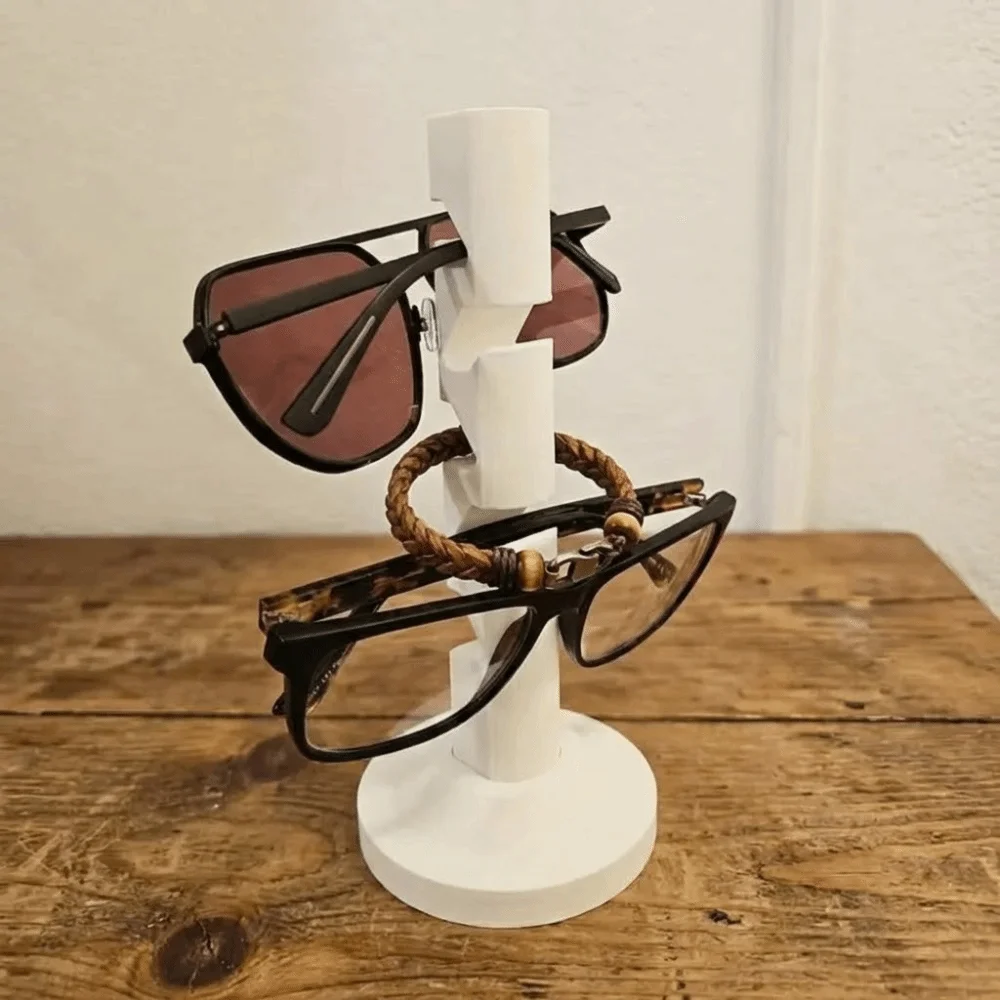 3D Printing Eyeglass Storage Holder Creative Removable Glasses Display Stand Space-Saving Universal Desktop Glasses Bracket