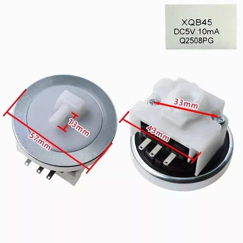 1PS Suitable for Little Swan Midea washing machine XQB45-95 water level sensor Q2508PG pressure switch DC5V