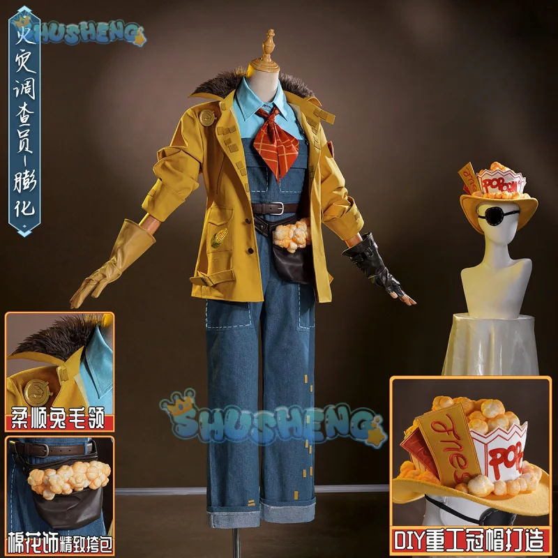 

Identity Ⅴ Florian Brand Cosplay Costume Fire Investigator‌ Expanded‌ Uniform Halloween Carnival Party Christmas Play Role