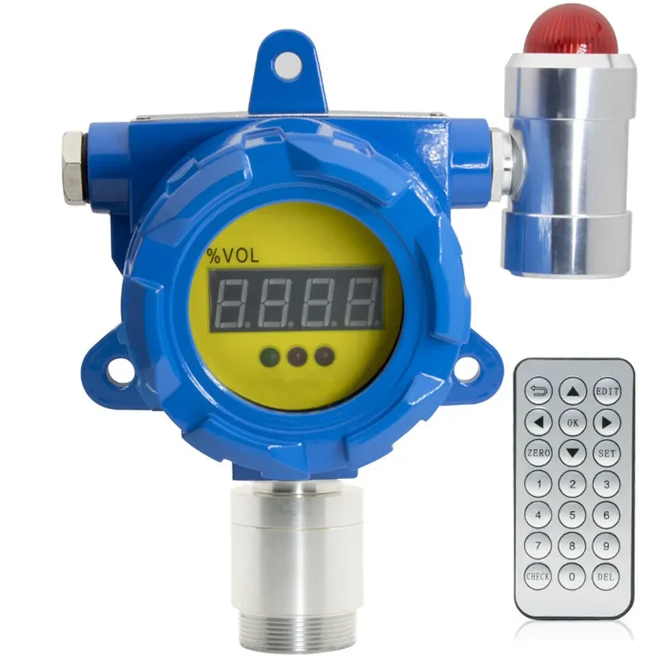 Explosion-proof NO2 Gas Detector Industrial Nitrogen Dioxide Gas Alarm Monitor Range 0-20ppm Resolution  0.1ppm L-alarm 5ppm