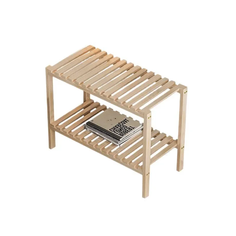 Nordic Solid Wood Bedside Table Minimalist Nightstand Storage Shelf for Bedroom Modern Home Furniture Decor