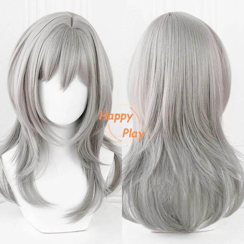 Synthetic Hair Honkai Star Rail Trailblazer Cosplay Wig 36cm Caelus 52cm Stelle Cosplay Anime Wigs Heat Resistant Wig + Wig Cap