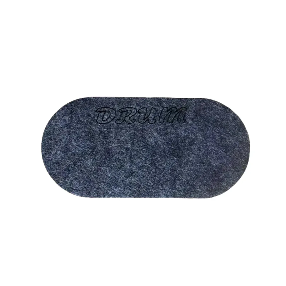 Drum Reinforcement Sticker 13.5*6.6*0.3CM Drum Kick Pad Long-lasting Minimal Interference Enhanced Drum Skin Protection