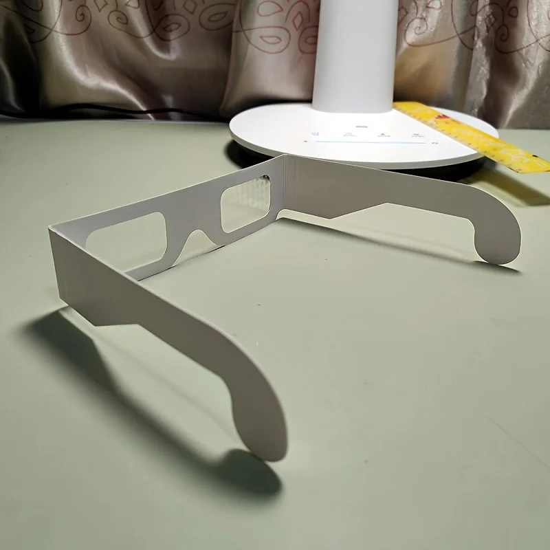 100 Stück Papierrahmen 3D Herzförmige Brillen Lichtlampe Blasenbeugung Liebesbrillen für Musikfestivals Raves Festivals – Detail 4